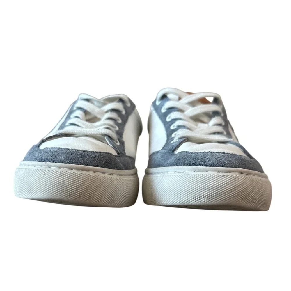 Tory‎ Burch Color Block T Logo Leather Sneakers 9.5 Box Style 161131